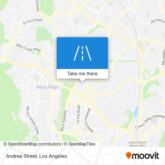 Mapa de Andrea Street
