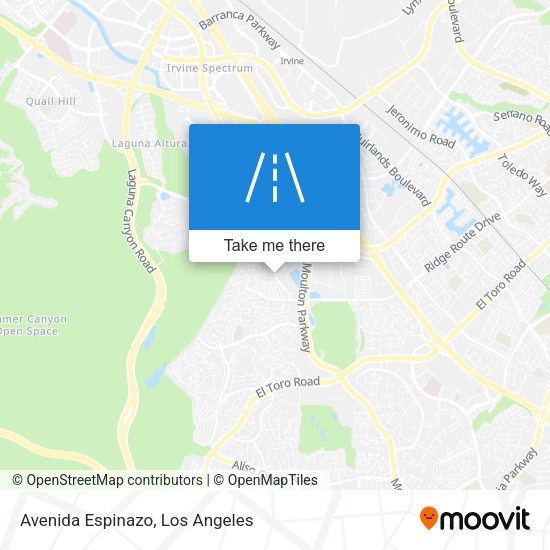 Avenida Espinazo map
