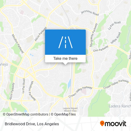 Bridlewood Drive map