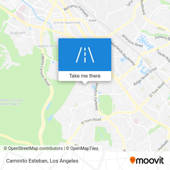 Caminito Esteban map