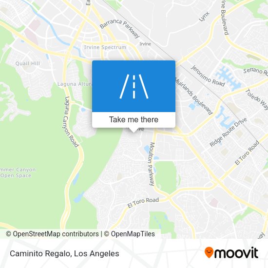 Mapa de Caminito Regalo
