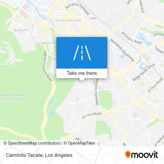 Mapa de Caminito Tecate
