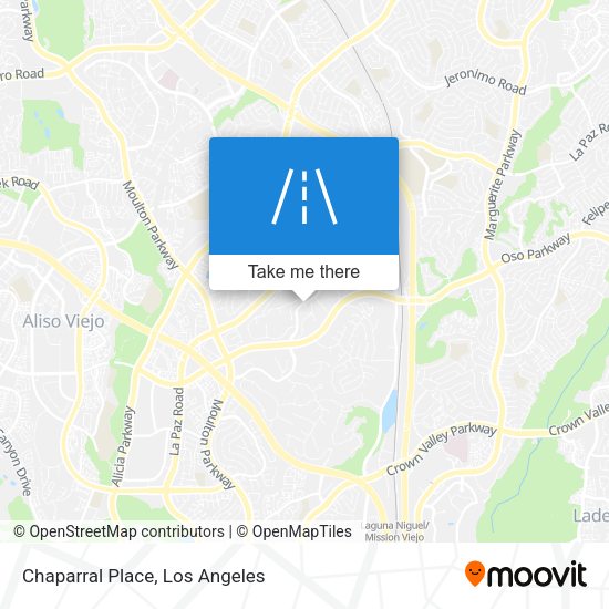 Mapa de Chaparral Place