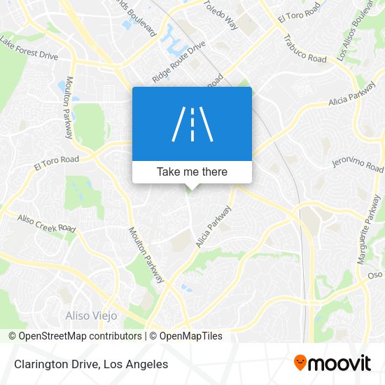 Clarington Drive map