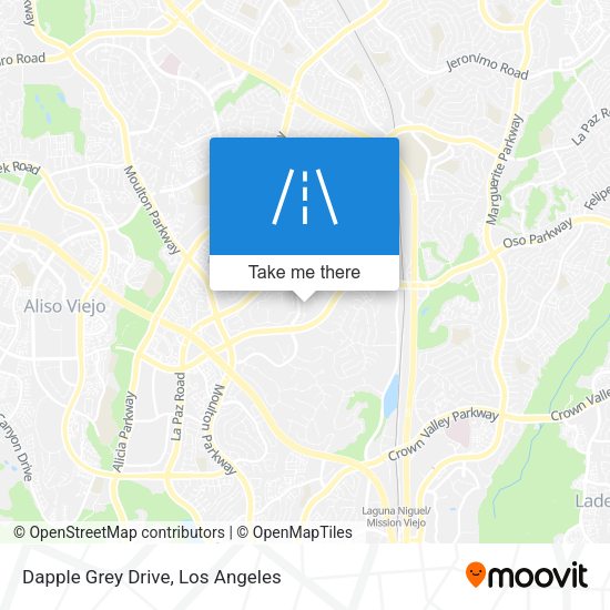 Mapa de Dapple Grey Drive