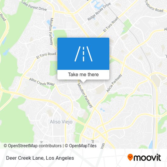 Deer Creek Lane map