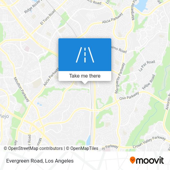 Mapa de Evergreen Road