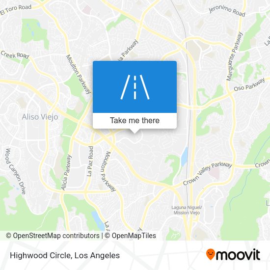 Mapa de Highwood Circle