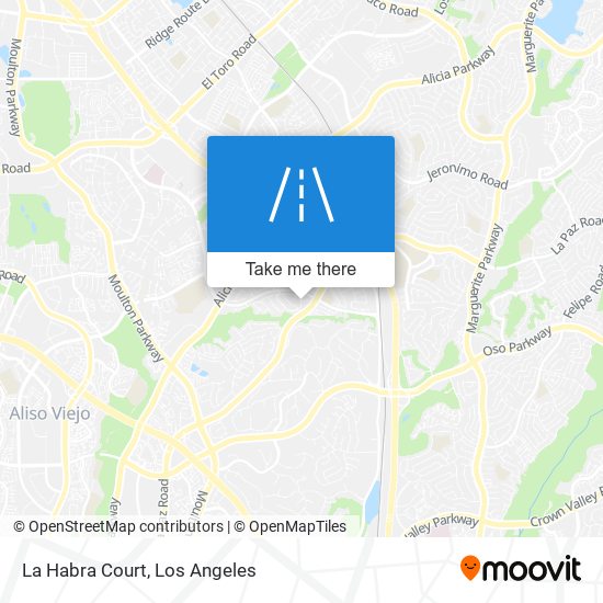 La Habra Court map