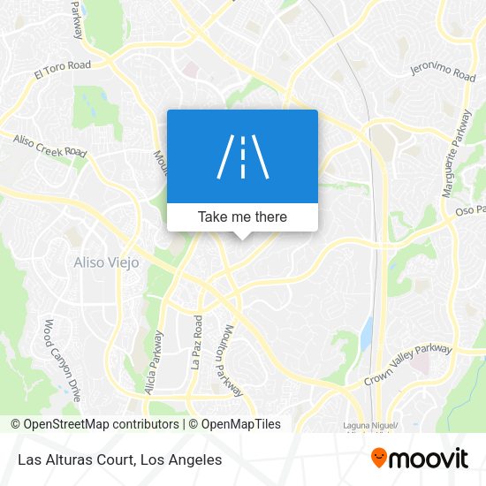 Las Alturas Court map