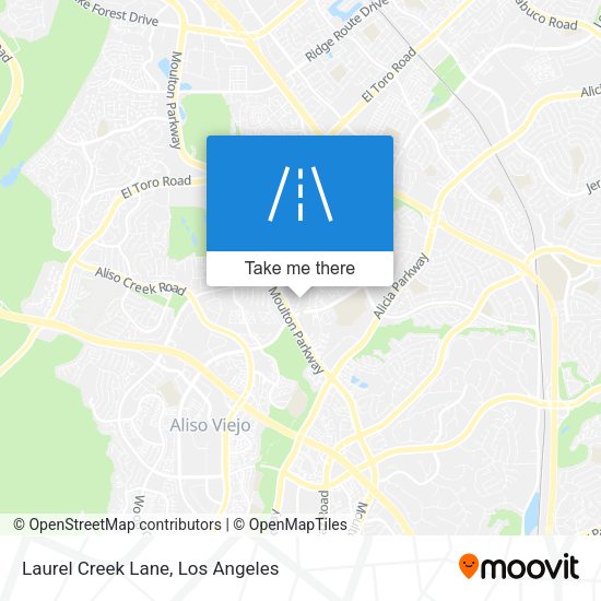 Laurel Creek Lane map