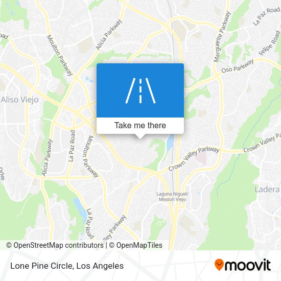 Mapa de Lone Pine Circle
