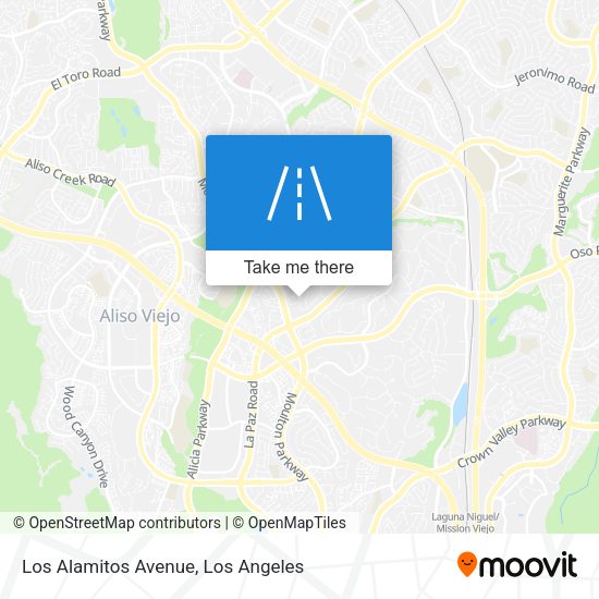 Los Alamitos Avenue map