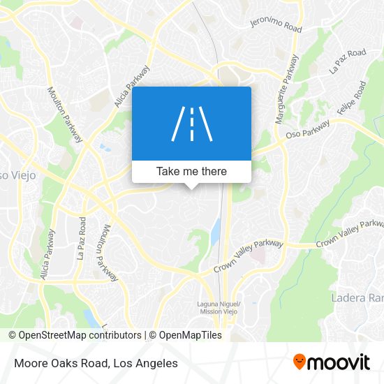 Mapa de Moore Oaks Road