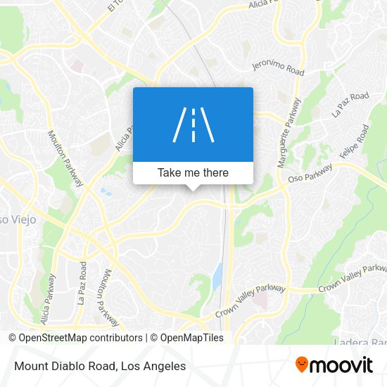 Mount Diablo Road map
