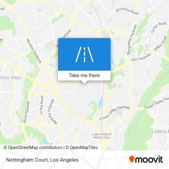 Mapa de Nottingham Court