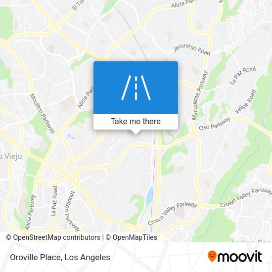 Oroville Place map