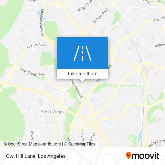 Owl Hill Lane map