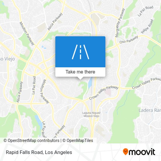 Rapid Falls Road map
