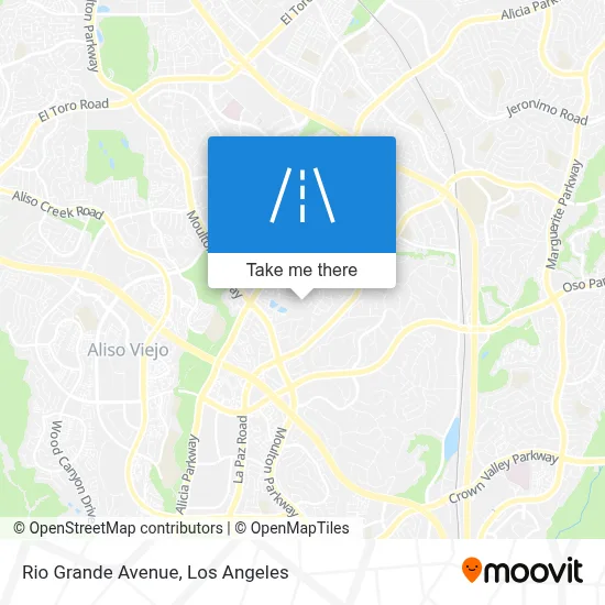 Rio Grande Avenue map