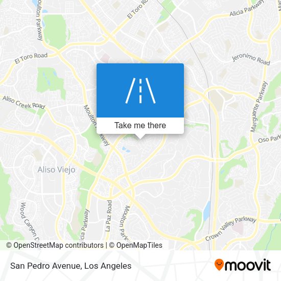 San Pedro Avenue map