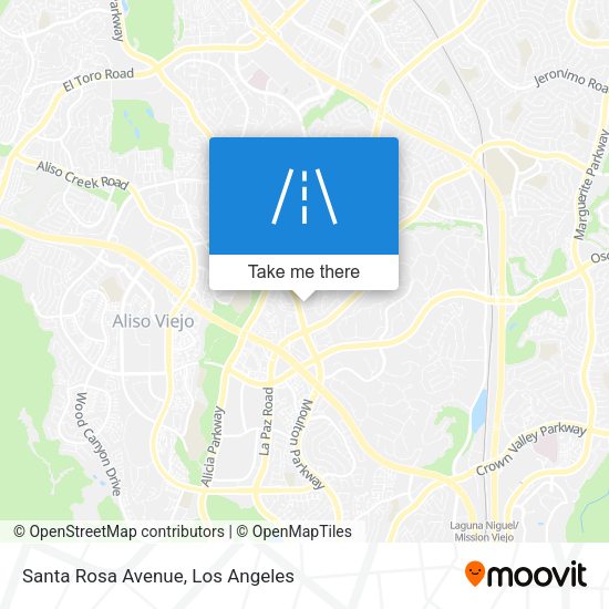 Mapa de Santa Rosa Avenue