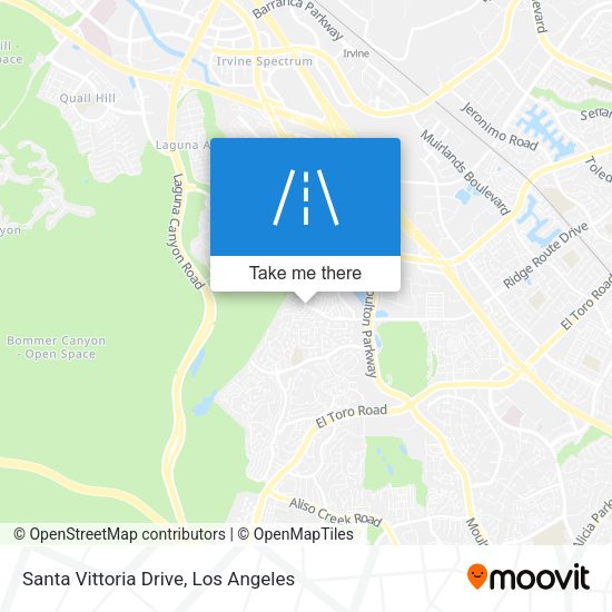 Mapa de Santa Vittoria Drive