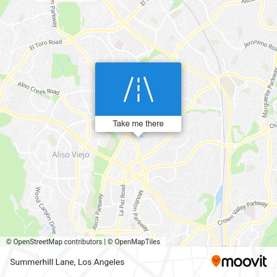 Summerhill Lane map