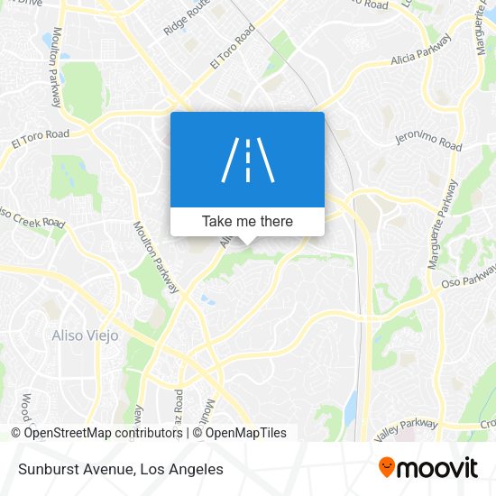 Mapa de Sunburst Avenue