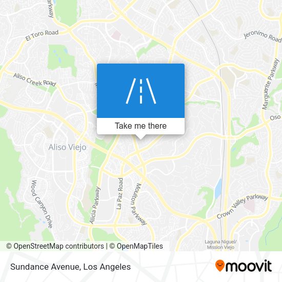 Sundance Avenue map