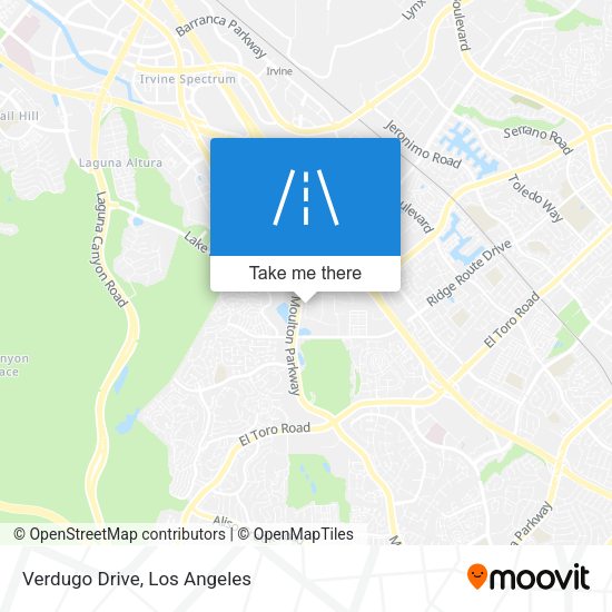 Mapa de Verdugo Drive