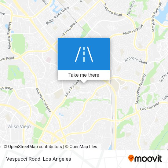 Mapa de Vespucci Road