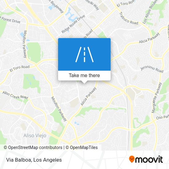 Mapa de Via Balboa