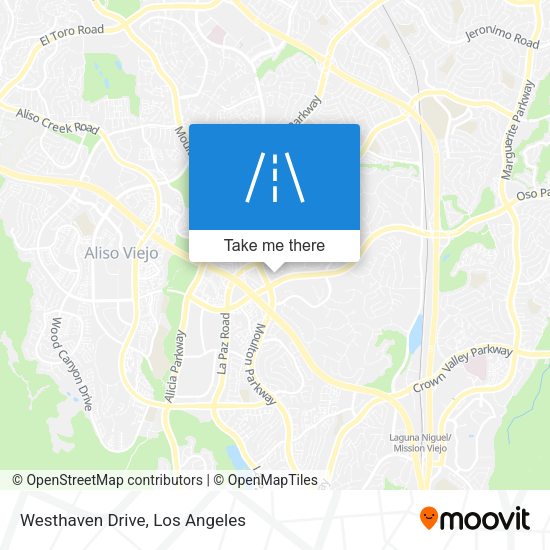 Mapa de Westhaven Drive