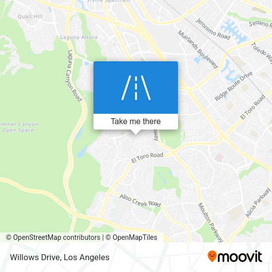 Mapa de Willows Drive