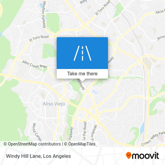 Windy Hill Lane map