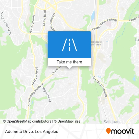 Adelanto Drive map