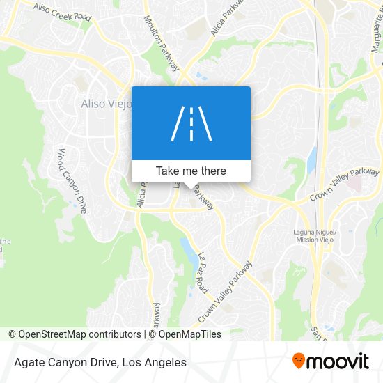 Mapa de Agate Canyon Drive