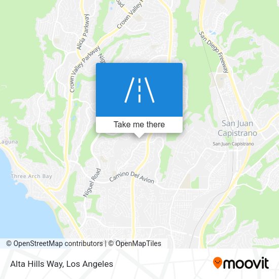 Mapa de Alta Hills Way