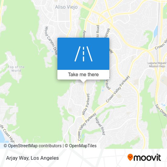 Mapa de Arjay Way