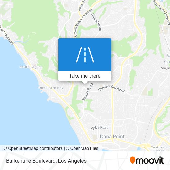 Barkentine Boulevard map