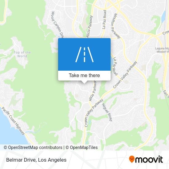 Mapa de Belmar Drive