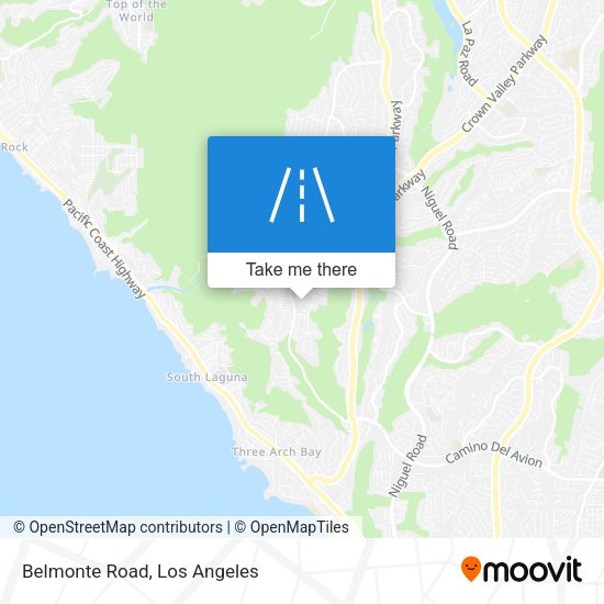 Mapa de Belmonte Road