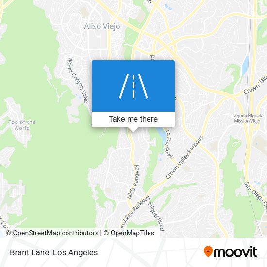 Mapa de Brant Lane