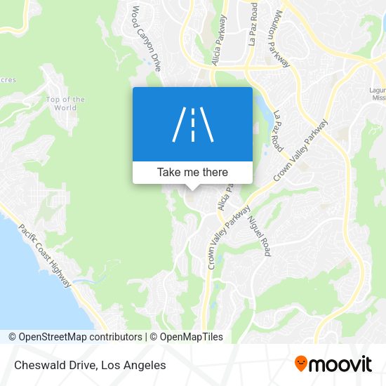 Mapa de Cheswald Drive