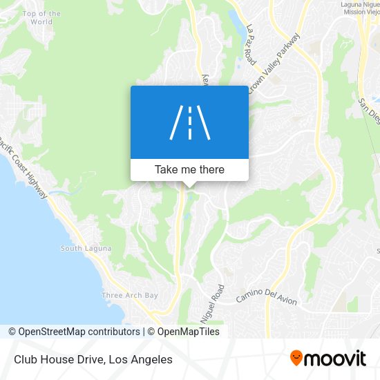 Mapa de Club House Drive