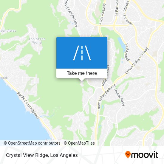 Mapa de Crystal View Ridge