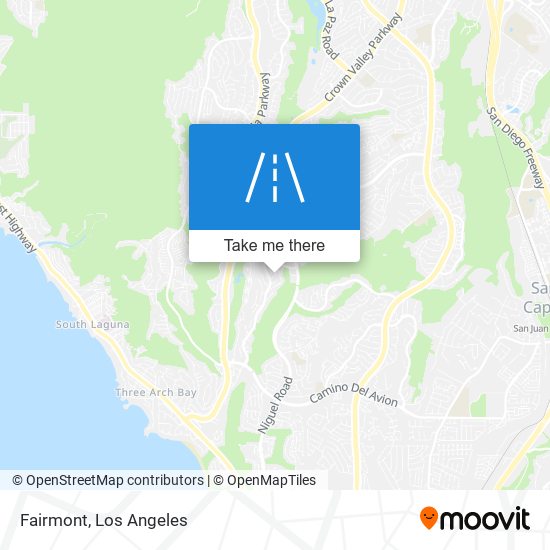 Mapa de Fairmont