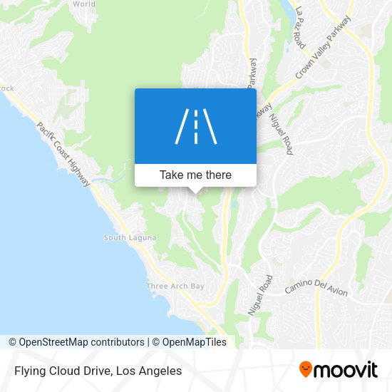 Flying Cloud Drive map
