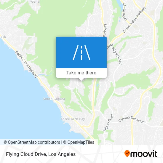 Flying Cloud Drive map